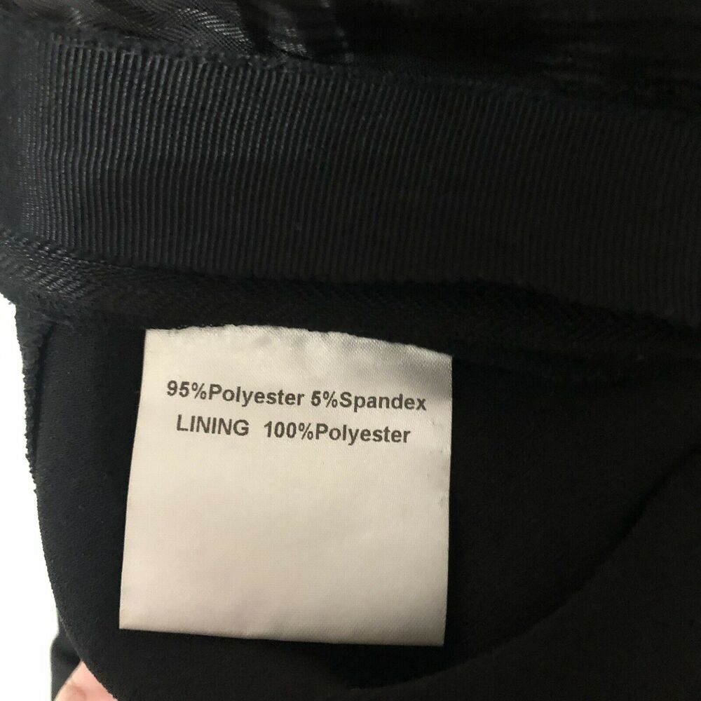 Anthropologie Laveer Womens Black Jumpsuit Tie Waist Straight Leg Sz XS Crepe - Picture 8 of 8